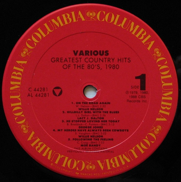 Various - Greatest Country Hits Of The 80's, 1980 (LP, Comp, Car) (Mint (M)) - Image 3