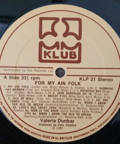 Valerie Dunbar - For My Ain Folk (LP, Album) (Mint (M)) - Image 3