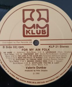 Valerie Dunbar - For My Ain Folk (LP, Album) (Mint (M)) - Image 4