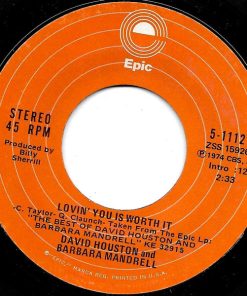 Alternative view of David Houston and Barbara Mandrell - How Can It Be Wrong (When It Feels So Right)  (7", Styrene, Ter) (Very Good Plus (VG+))