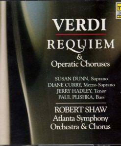 Giuseppe Verdi - Susan Dunn, Diane Curry, Jerry Hadley, Paul Plishka, Robert Shaw, Atlanta Symphony Orchestra & Atlanta Symphony Chorus - Requiem & Operatic Choruses (2xCD, Album, RE) (Near Mint (NM or M-))