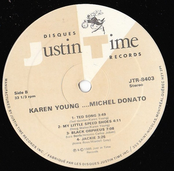 Karen Young (3) & Michel Donato - Karen Young / Michel Donato (LP, Album) (Mint (M)) - Image 4