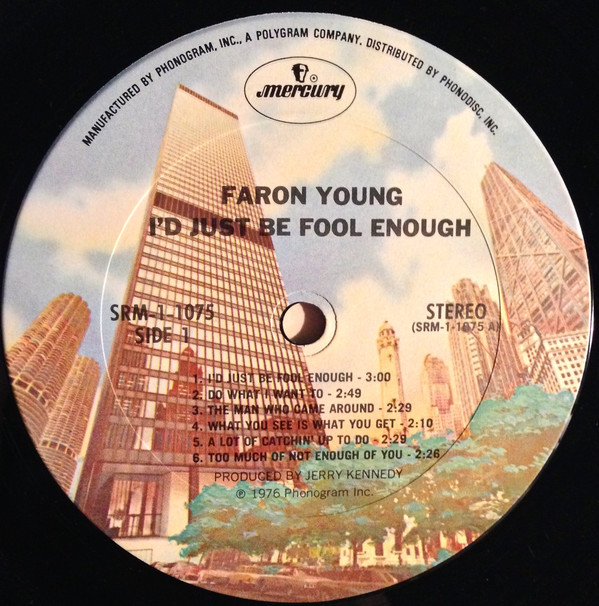 Faron Young - I'd Just Be Fool Enough (LP, Album) (Mint (M)) - Image 3