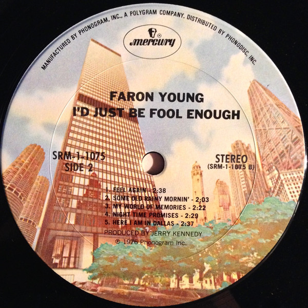 Faron Young - I'd Just Be Fool Enough (LP, Album) (Mint (M)) - Image 4
