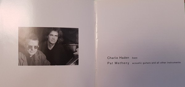 Charlie Haden & Pat Metheny - Beyond The Missouri Sky: (Short Stories) (CD, Album) (Near Mint (NM or M-)) - Image 2
