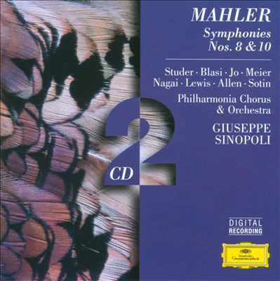 Gustav Mahler - Philharmonia Chorus & Philharmonia Orchestra, Giuseppe Sinopoli - Symphonies Nos. 8 & 10 (2xCD, Comp, RM, Uni) (Near Mint (NM or M-))