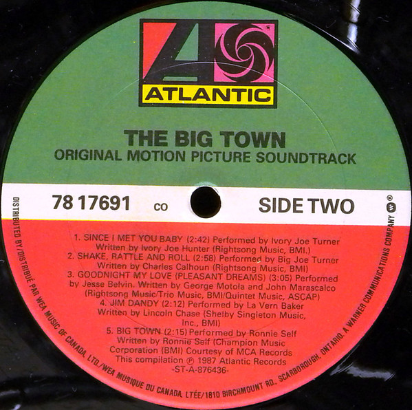 Various - The Big Town (Original Motion Picture Soundtrack) (LP, Comp) (Mint (M)) - Image 4
