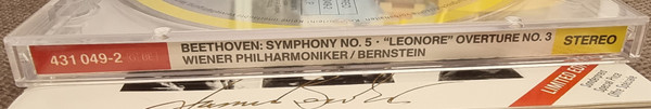Ludwig van Beethoven · Wiener Philharmoniker / Leonard Bernstein - Symphonie Nr. 5 / Ouvertüre »Leonore III« (CD, Ltd, RE) (Near Mint (NM or M-)) - Image 3