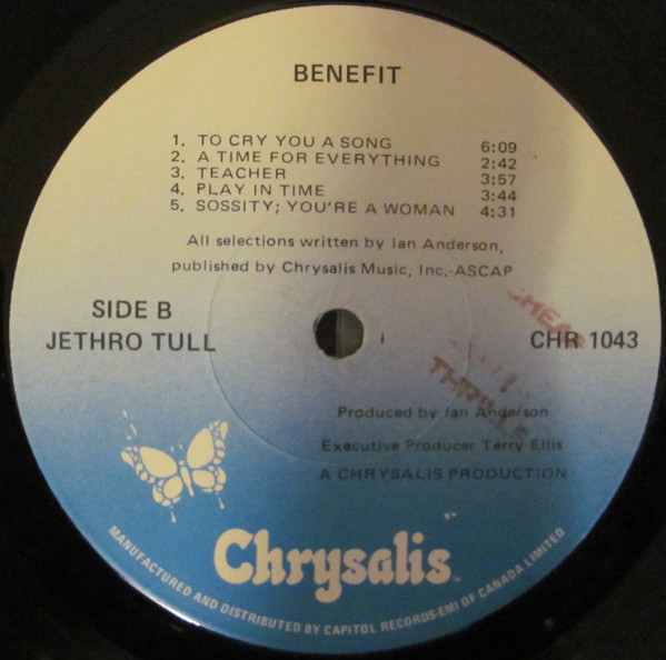 Jethro Tull - Benefit (LP, Album, RE) (Mint (M)) - Image 4