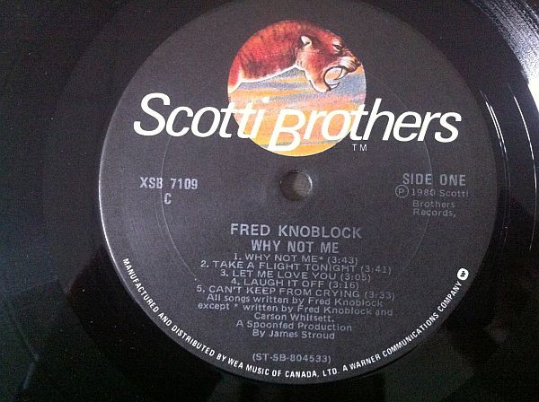 Fred Knoblock - Why Not Me (LP, Album) (Mint (M)) - Image 2