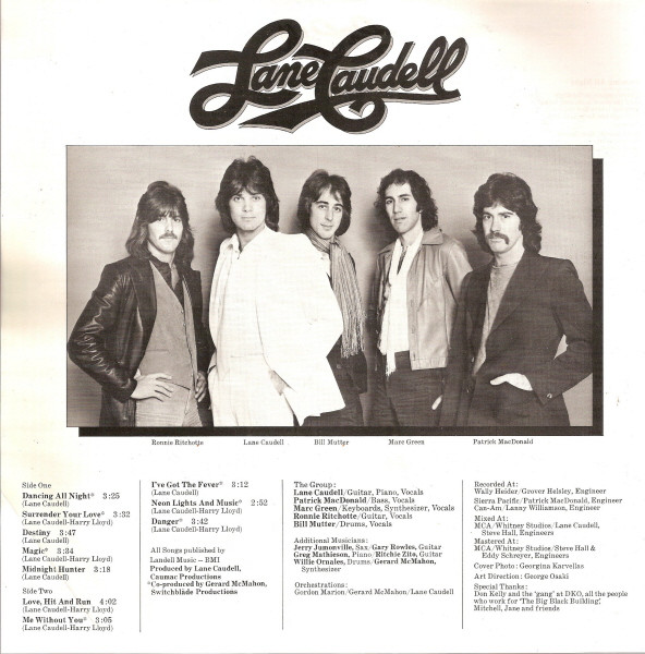 Lane Caudell - Midnight Hunter (LP, Album) (Mint (M)) - Image 4