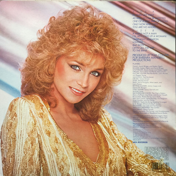 Barbara Mandrell - Spun Gold (LP, Album) (Mint (M)) - Image 2