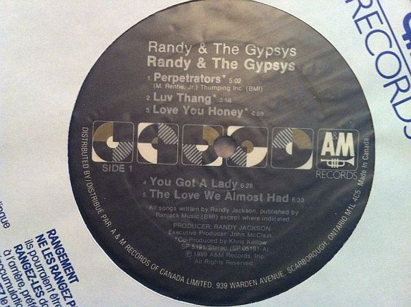 Randy & The Gypsys - Randy & The Gypsys (LP, Album) (Mint (M)) - Image 2
