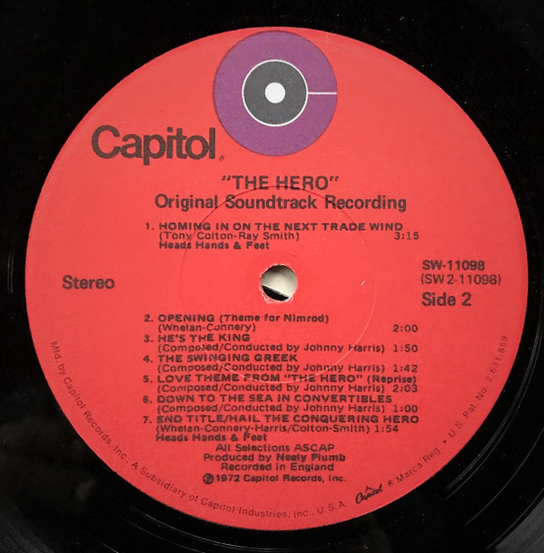Various - The Hero (Original Soundtrack Recording) (LP, Album) (Mint (M)) - Image 4