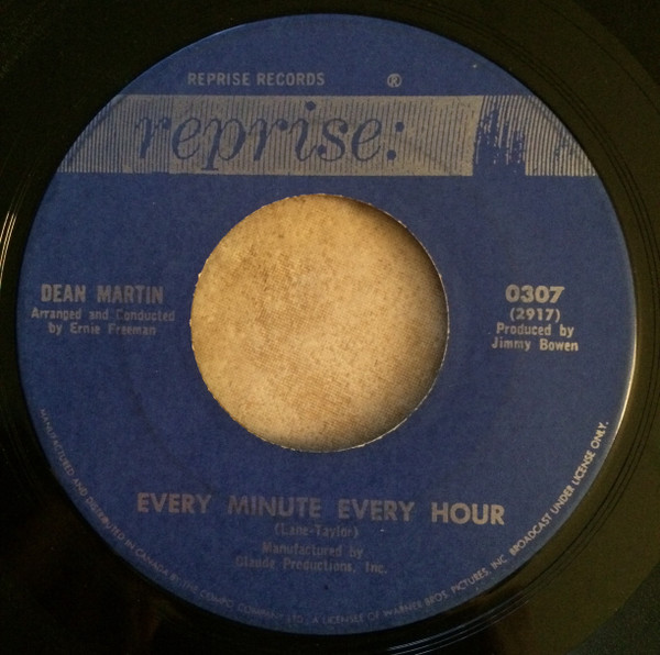 Dean Martin - The Door Is Still Open To My Heart / Every Minute Every Hour (7", Single) (Very Good Plus (VG+)) - Image 2