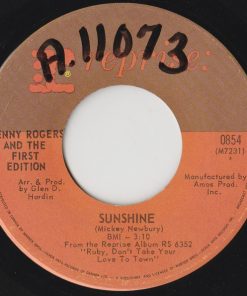 Alternative view of Kenny Rogers & The First Edition - Ruben James / Sunshine (7", Single) (Very Good Plus (VG+))