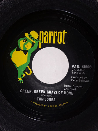 Tom Jones - Green, Green Grass Of Home / If I Had You (7", Single) (Very Good Plus (VG+))