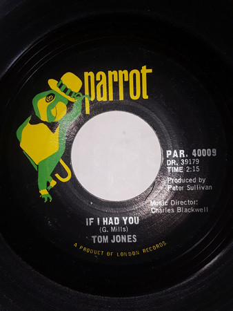 Tom Jones - Green, Green Grass Of Home / If I Had You (7", Single) (Very Good Plus (VG+)) - Image 2