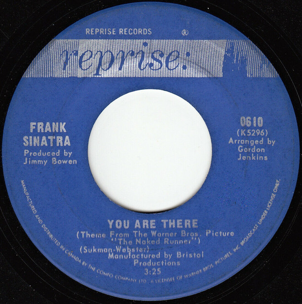 Frank Sinatra - The World We Knew (Over And Over) / You Are There (7") (Very Good Plus (VG+)) - Image 2