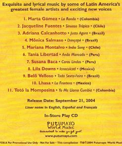 Various - Women Of Latin America (CD, Album, Comp, Promo, car) (Near Mint (NM or M-)) - Image 3