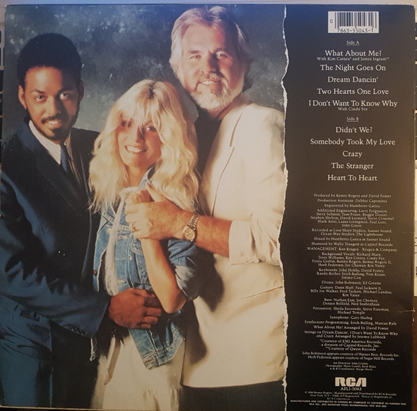 Kenny Rogers - What About Me? (LP, Album) (Mint (M)) - Image 2