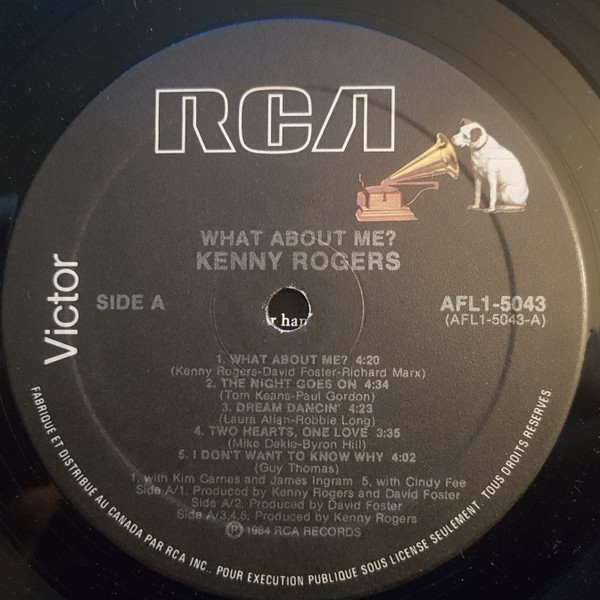 Kenny Rogers - What About Me? (LP, Album) (Mint (M)) - Image 4