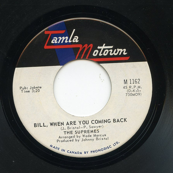 The Supremes - Up The Ladder To The Roof (7", Single) (Very Good (VG)) - Image 2