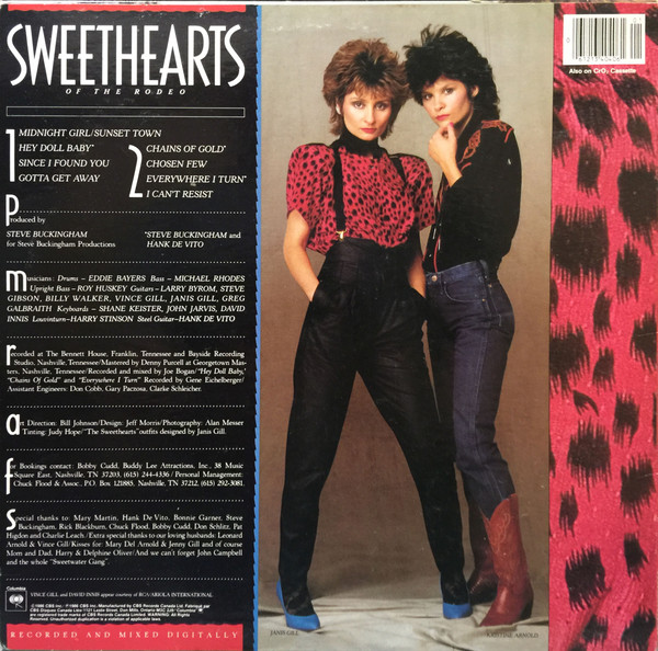 Sweethearts Of The Rodeo - Sweethearts Of The Rodeo (LP, Album) (Mint (M)) - Image 2