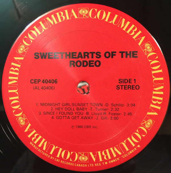 Sweethearts Of The Rodeo - Sweethearts Of The Rodeo (LP, Album) (Mint (M)) - Image 3