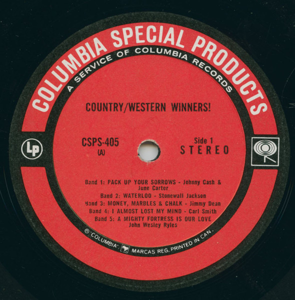 Various - Country & Western Winners (LP, Comp) (Mint (M)) - Image 3