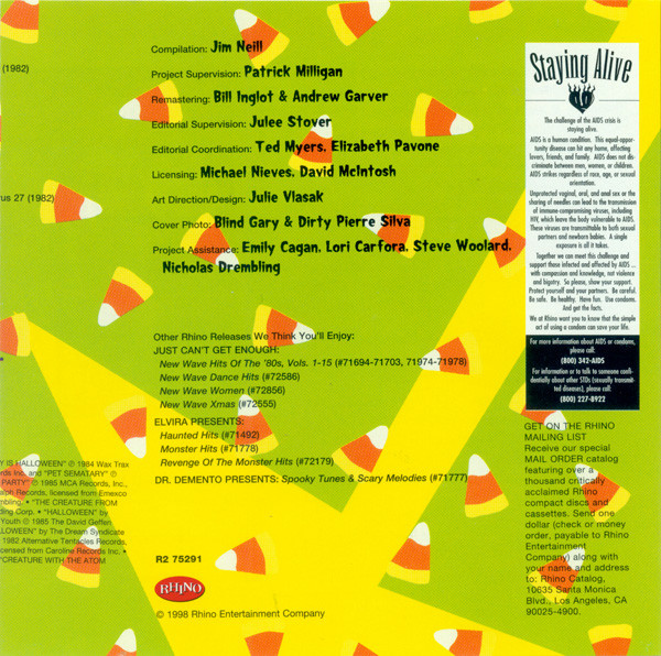 Various - Just Can't Get Enough: New Wave Halloween (CD, Comp, RM) (Near Mint (NM or M-)) - Image 5