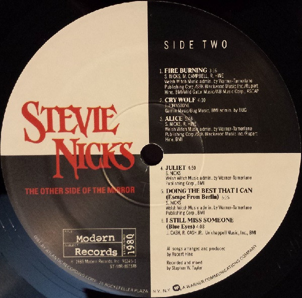 Stevie Nicks - The Other Side Of The Mirror (LP, Album, SRC) (Mint (M)) - Image 4