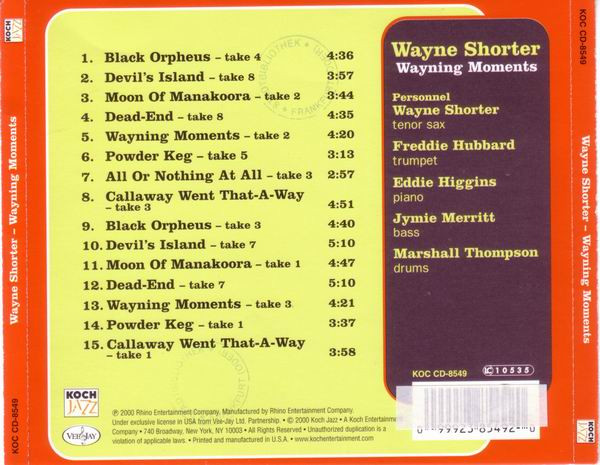 Wayne Shorter - Wayning Moments (CD, Album, RE) (Mint (M)) - Image 5