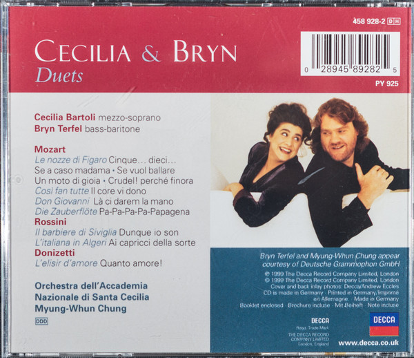 Cecilia Bartoli & Bryn Terfel, Orchestra dell'Accademia Nazionale di Santa Cecilia, Myung-Whun Chung - Duets (CD, Album) (Near Mint (NM or M-)) - Image 4