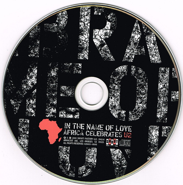 Various - In The Name Of Love Africa Celebrates U2 (CD, Album) (Near Mint (NM or M-)) - Image 3