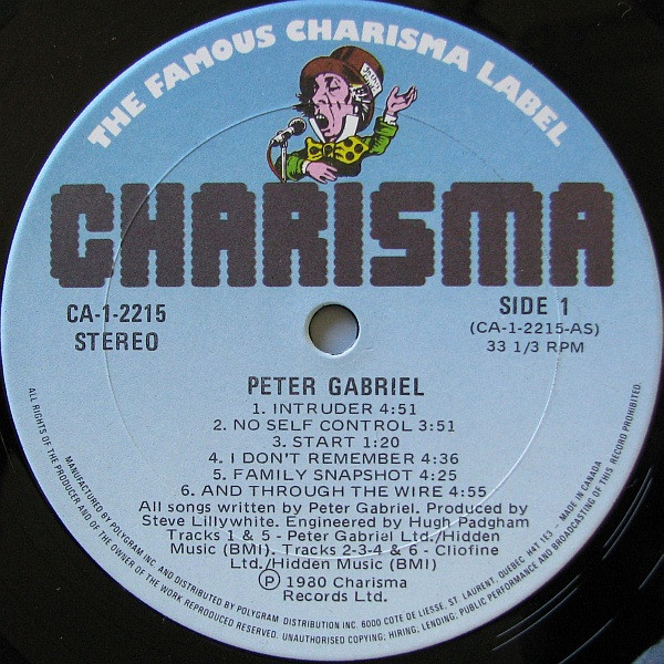 Peter Gabriel - Peter Gabriel (LP, Album) (Mint (M)) - Image 4