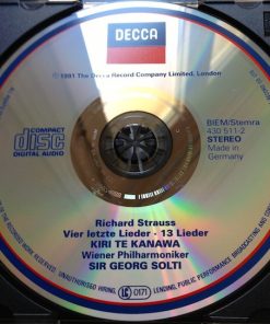 Richard Strauss - Kiri Te Kanawa, Wiener Philharmoniker, Georg Solti - Four Last Songs / Thirteen Songs With Piano Accompaniment (CD, Album) (Near Mint (NM or M-)) - Image 4