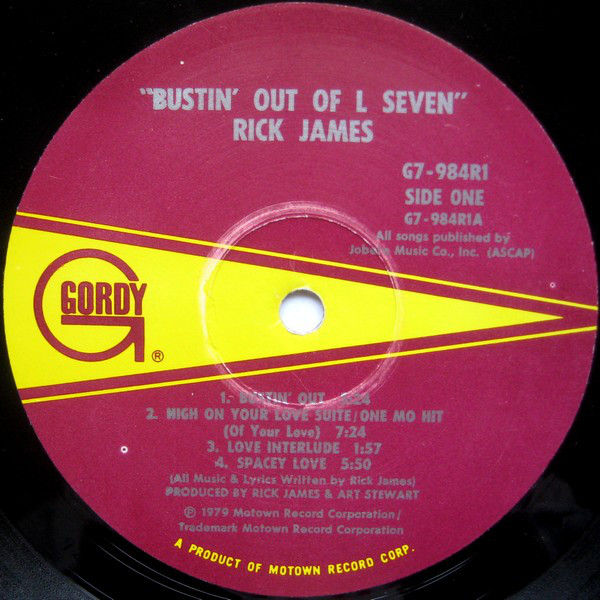 Rick James - Bustin' Out Of L Seven (LP, Album) (Mint (M)) - Image 3