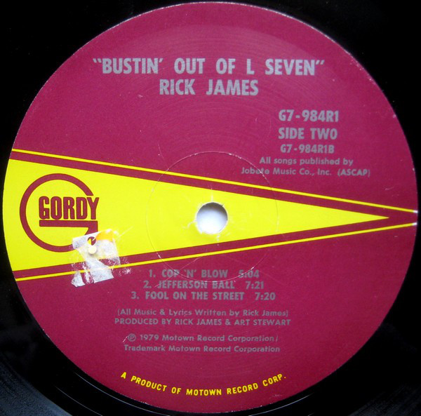 Rick James - Bustin' Out Of L Seven (LP, Album) (Mint (M)) - Image 4