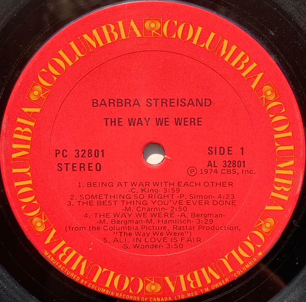 Barbra Streisand - The Way We Were (LP, Album) (Mint (M)) - Image 3