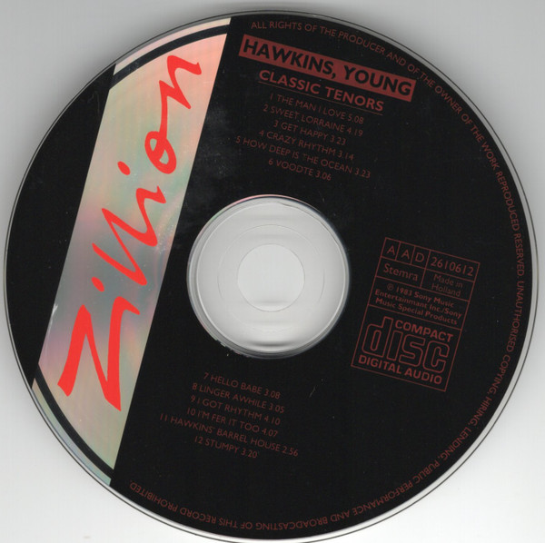 Coleman Hawkins, Lester Young - Classic Tenors (CD, Comp, RE) (Near Mint (NM or M-)) - Image 3