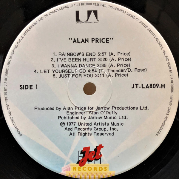 Alan Price - Alan Price (LP, Album) (Mint (M)) - Image 3