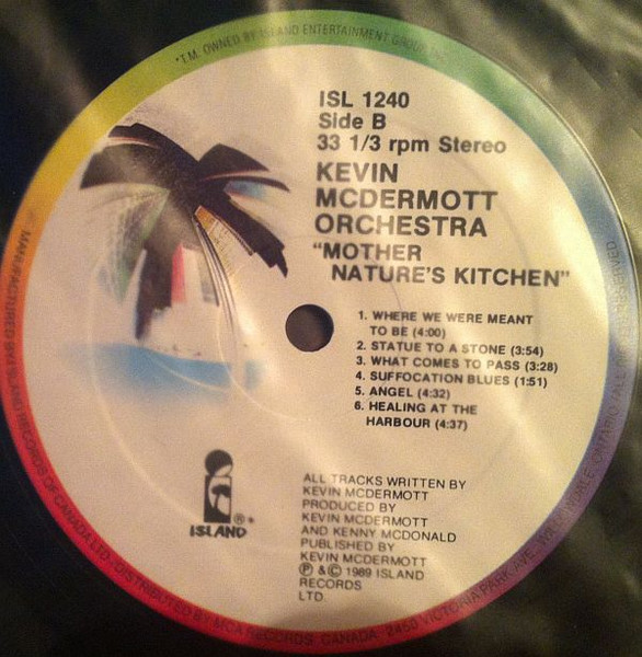 Kevin McDermott Orchestra - Mother Nature's Kitchen (LP, Album) (Mint (M)) - Image 2