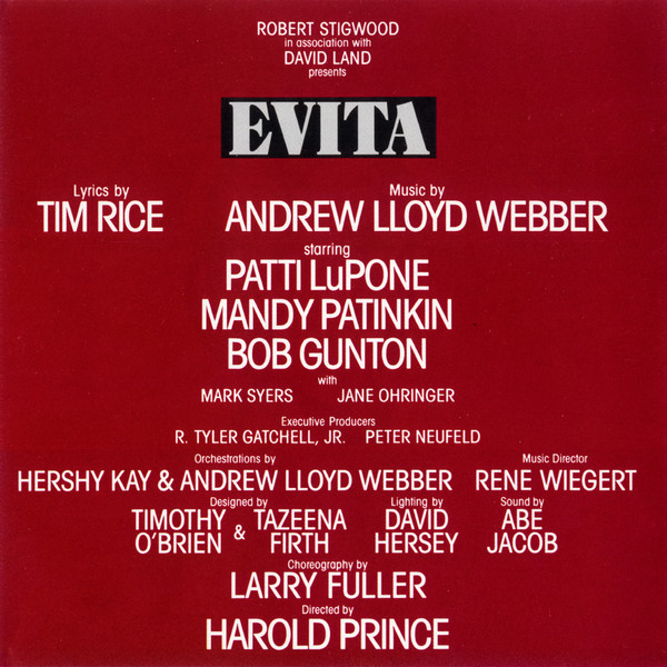 Tim Rice And Andrew Lloyd Webber - Evita (Premiere American Recording) (2xCD, Album) (Near Mint (NM or M-)) - Image 5