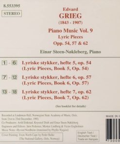 Alternative view of Edvard Grieg, Einar Steen-Nøkleberg - Piano Music Vol. 9 (CD, Album) (Near Mint (NM or M-))
