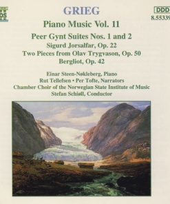 Edvard Grieg, Einar Steen-Nøkleberg, Rut Tellefsen, Per Tofte, Chamber Choir Of The Norwegian State Institute Of Music, Stefan Schiøll - Piano Music Vol. 11 (CD, Album) (Near Mint (NM or M-))