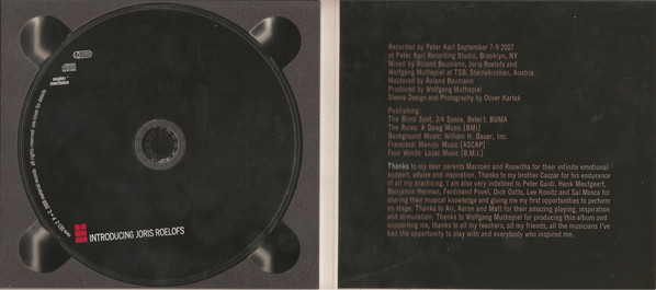 Joris Roelofs - Introducing Joris Roelofs (CD, Album) (Near Mint (NM or M-)) - Image 4