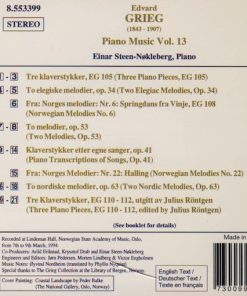 Alternative view of Edvard Grieg, Einar Steen-Nøkleberg - Piano Music Vol. 13 (CD, Album) (Near Mint (NM or M-))
