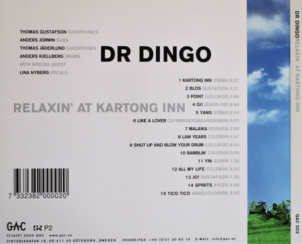 Dr Dingo - Relaxin' At Kartong Inn (CD, Album) (Near Mint (NM or M-)) - Image 2