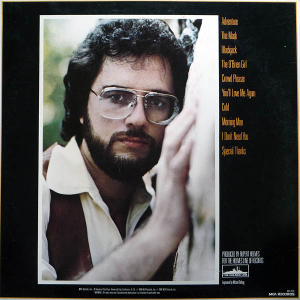 Rupert Holmes - Adventure (LP, Album, Glo) (Mint (M)) - Image 3